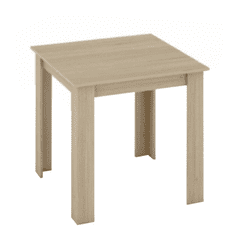 BPS-koupelny Jídelní stůl, dub sonoma, 80x80 cm, KRAZ