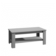 KONDELA Konferenční stolek, šedá, PROVANCE ST2