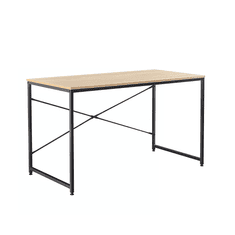 KONDELA Psací stůl, dub / černá, 90x60 cm, MELLORA