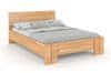 Dřevěná postel Arhus High - buk (Rozměr: 120x200 cm, Barva: Přírodní)