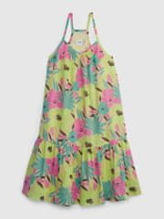 Gap Dětské květované šaty na ramínka XL