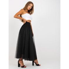 Och Bella Dámská sukně s gumičkami midi OCH BELLA černá TW-SD-BI-1047.35_388780 Univerzální