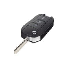 Stualarm Náhr. klíč pro Peugeot, Citroën 433Mhz, 3-tlačítkový (48PG014)