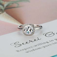 Emporial stříbrný rhodiovaný prsten Královská elegance MA-SOR1539-SILVER Velikost: 6 (EU: 51-53)
