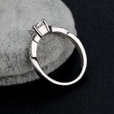 Emporial stříbrný rhodiovaný prsten Propletený MA-R0408d-SILVER Velikost: 5 (EU: 49-50)