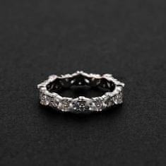Emporial stříbrný rhodiovaný prsten Třpytivé lístky MA-MR1008-SILVER Velikost: 6 (EU: 51-53)