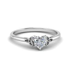 Emporial stříbrný prsten Čisté srdce MA-R0530-SILVER Velikost: 9 (EU: 59-60)