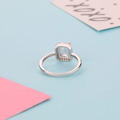 Emporial stříbrný rhodiovaný prsten Čirá krása MA-SOR563 Velikost: 8 (EU: 57-58)
