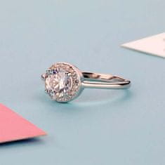 Emporial stříbrný rhodiovaný prsten Klasická elegance MA-SOR564-SILVER Velikost: 9 (EU: 59-60)