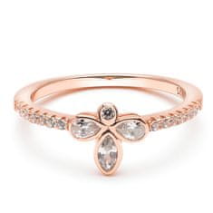 Emporial Royal Fashion prsten Čtyřlístek Rose gold 14k růžové zlato ATH-R15-ROSEGOLD Velikost: 8 (EU: 57-58)