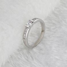 Emporial stříbrný rhodiovaný prsten Čistá elegance MA-MR1000-SILVER Velikost: 5 (EU: 49-50)
