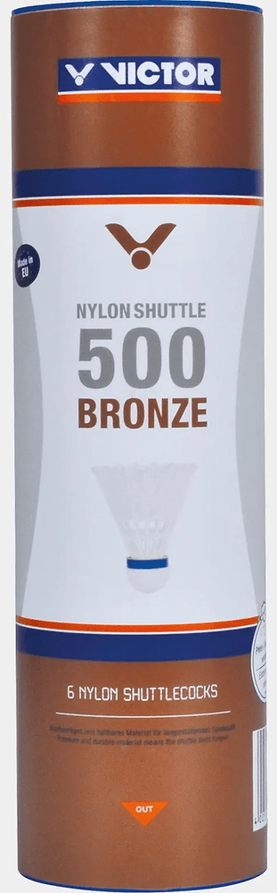 Victor badmintonové míčky Nylon Shuttle 500 Bronze Yellow/blue