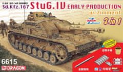 Dragon  Model Kit tank 6615 - StuG.IV Early Production (2 in 1) (1:35)