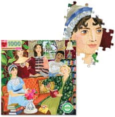 eeBoo Čtvercové puzzle Čtenářský klub Jane Austen 1000 dílků