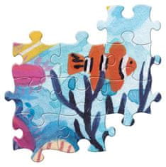 eeBoo Čtvercové puzzle Korálový útes 1000 dílků