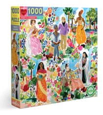 eeBoo Čtvercové puzzle Zahrada básníků 1000 dílků