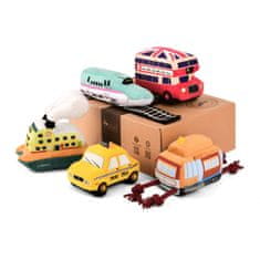 P.L.A.Y. Dárkový set hraček pro psy Dopravní prostředky
