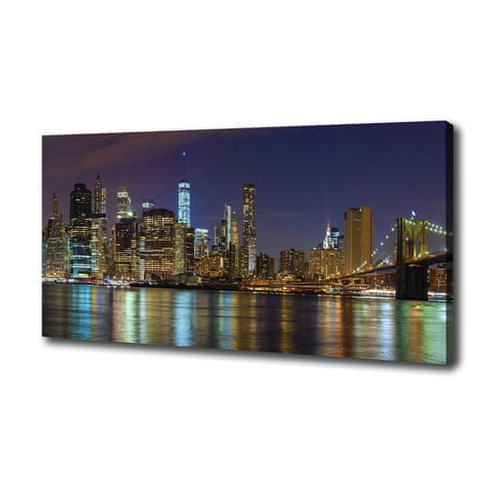 Wallmuralia Foto-obraz canvas do obýváku Manhattan noc