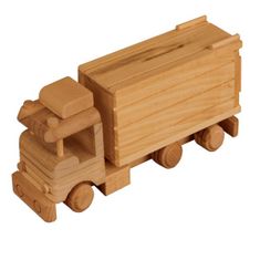 eoshop Dřevěná hračka kamion AD105