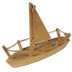 eoshop Dřevěná hračka loď AD108