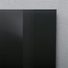 Sigel Magnetická skleněná tabule "Artverum", černá, 60 x 40 x 1,5 cm, GL120