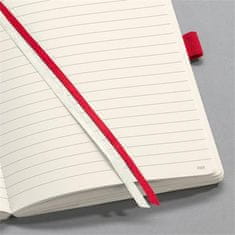 Sigel Exkluzivní zápisník "Conceptum", červená, A5, linkovaný, 97 listů, měkké desky, CO325