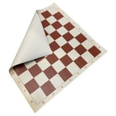 Dřevěné–šachy Klasická klubovka - komplet s rolovací šachovnicí a sáčkem