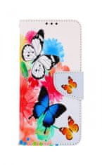 TopQ Pouzdro Realme 9 knížkové Barevné s motýlky 75701