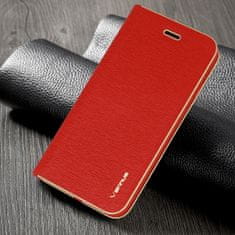 Vennus Pouzdro Book s rámečkem pro Iphone 14 Pro červené