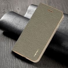 Vennus Vennus Knížkové pouzdro s rámečkem pro Apple iPhone 14 Pro Max , barva šedá