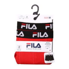 FILA 2PACK pánské boxerky červené (FU5141/2-118) - velikost L