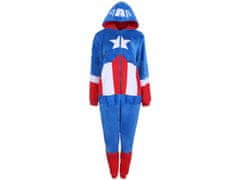 sarcia.eu Bílé, červené a modré jednodílné pyžamo Captain America Marvel XS-S