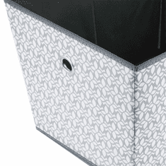 Noah Skládací úložná krabice Organizér Do Skříní Na Regál Na Oblečení Doplňky Prádlo 30x42x25 cm - Šedý