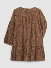 Gap Dětské šaty leopard 18-24M