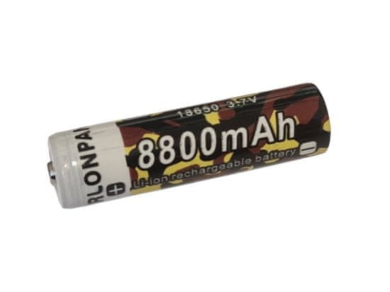 Zaparkorun.cz Dobíjecí baterie TR-18650, 8800 mAh, 3,7 V, Li-ion, 1 ks