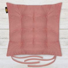 Eurofirany Polštář na židli "Ada" 40X40X6 cm růžový
