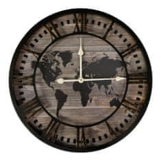 Eurofirany Dekorativní hodiny 04 60X5X60 cm černé