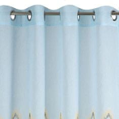 Záclona připravená Nathalie 140X250 cm modrá