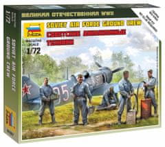 Zvezda figurky sovětský pozemní personál letectva, Wargames (WWII) 6187, 1/72