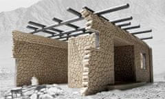 Airfix diorama ruina domu, Afganistán, Classic Kit A75010, 1/48
