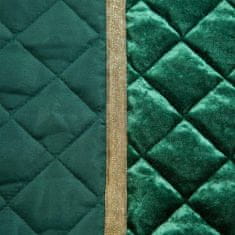 Eurofirany Kristin Přehoz na postel 220X240 cm tmavě zelený