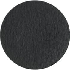 Villeroy & Boch Talíř mělký Manufacture Rock 32 cm, černý, 6x