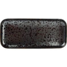 Gastrozone Talíř servírovací Oxido Black 22 x 10 cm