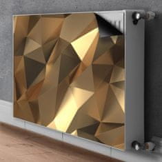 tulup.cz Magnetický kryt na radiátor Zlatá fólie 80x60 cm