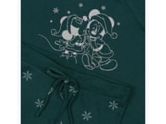 sarcia.eu Vánoční zelené pyžamo se sněhovými vločkami Mickey Mouse DISNEY XS
