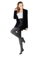 Mona Dámské punčochové kalhoty Mona Melange 3D 50 den 5 XL pepř/odd.šedá 5-XL