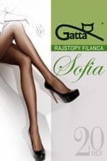 Gatta Dámské punčocháče Sofia graphite plus - GATTA grafitová 5