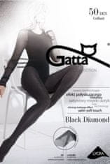 Gatta Dámské punčochové kalhoty BLACK DIAMOND - 50 DEN nero-silver 2-S