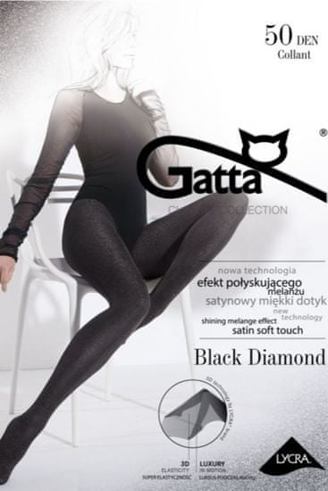 Gatta Dámské punčochové kalhoty BLACK DIAMOND - 50 DEN