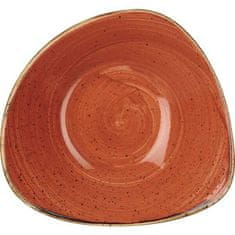 Churchill Talíř hluboký Stonecast Spiced Orange 15,3 cm, trojúhelníkový